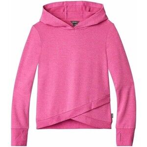 Eddie Bauer Girls Pink Hoodie Large 14-16 Barbie Pink